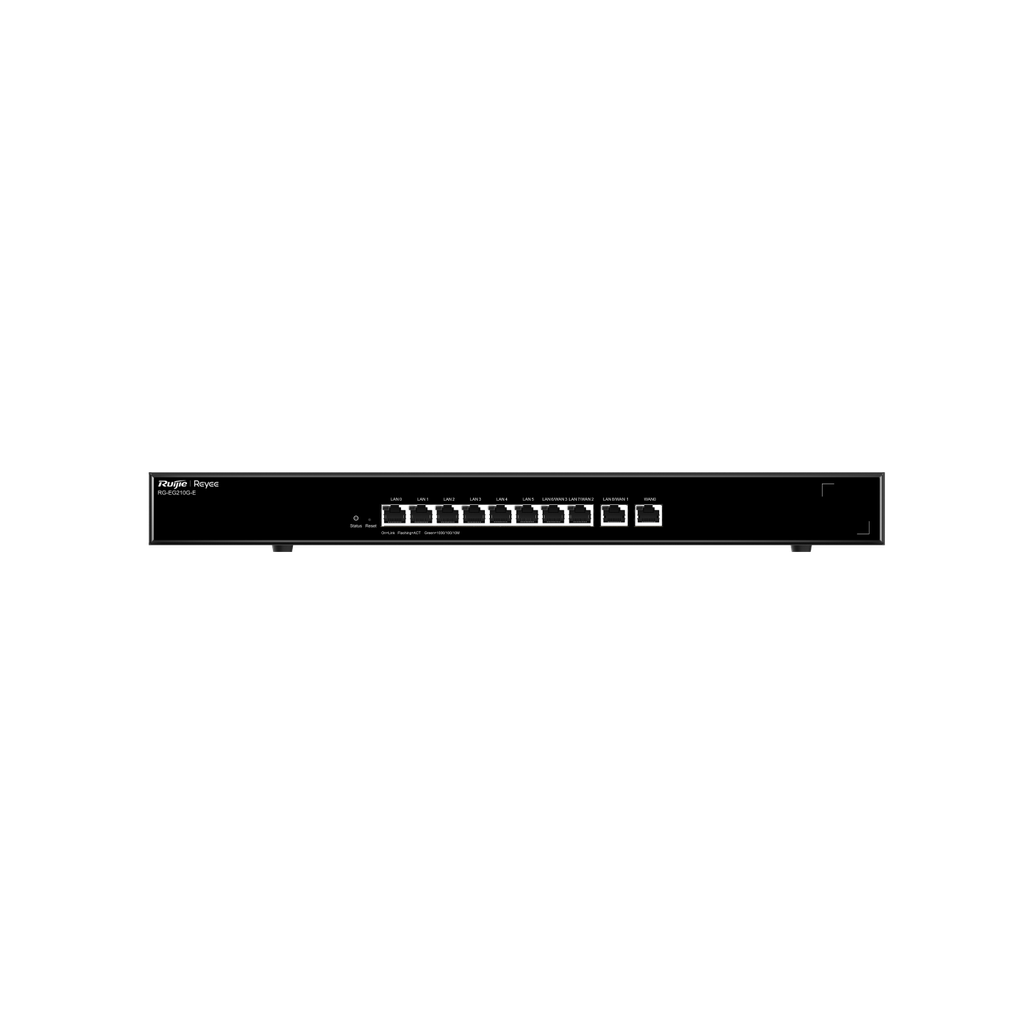 RUIJIE ROUTER ADMINISTRABLE CLOUD 10 PUERTOS GIGABIT SOPORTA 4X WAN CONFIGURABLES HASTA 200 CLIENTES CON DESEMPEÑO DE 1Gbps ASIMETRICOS