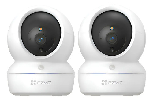 Kit 2 Cámaras Wifi Robótica Ezviz Para Interior Blanco